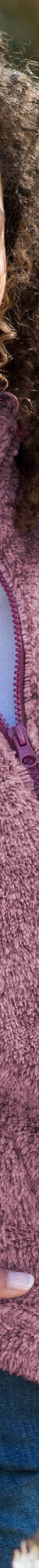 Veste zippée, maille peluche (prune chiné) Veste zippée, maille peluche (prune chiné)